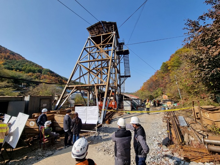 갱도 붕괴사고가 발생한 봉화군 재산면 갈산리 아연광산 현장 (사진=봉화군 제공) *재판매 및 DB 금지