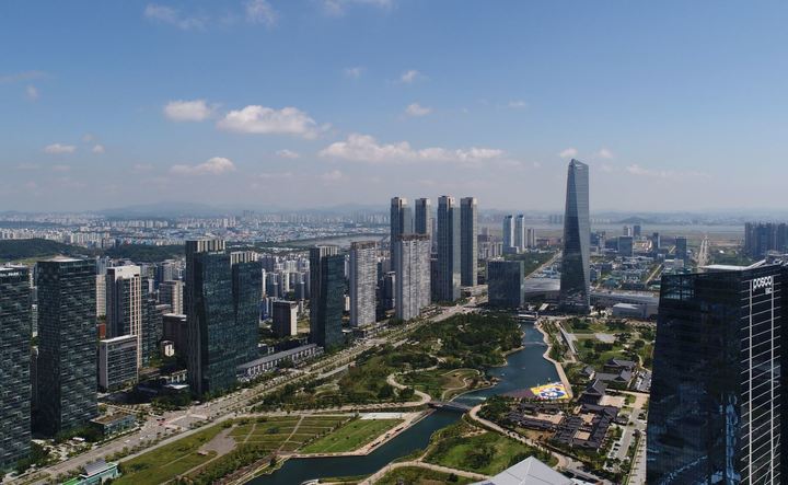 송도국제업무도시 전경. *재판매 및 DB 금지