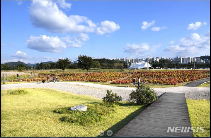 갯골 공원 전경.