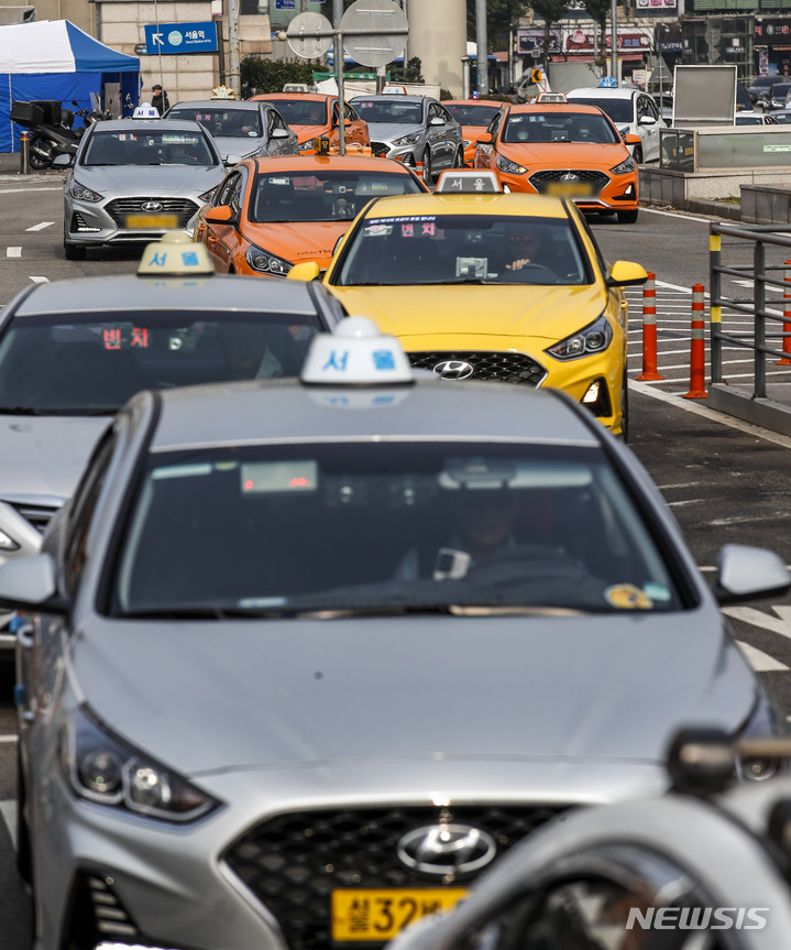 [양산=뉴시스] 개인택시 모습. (사진=뉴시스 DB). photo@newsis.com