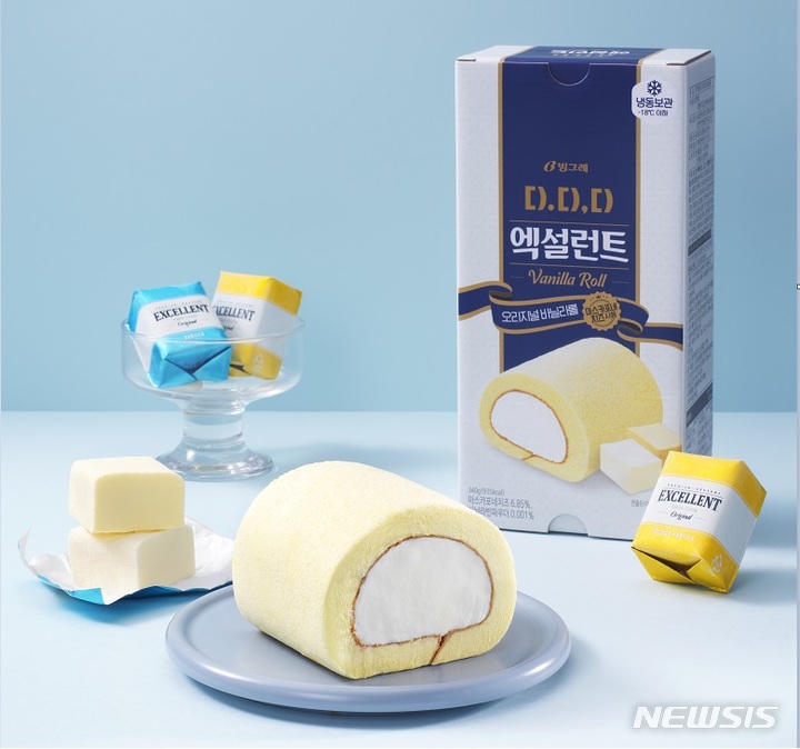 빙그레, '엑설런트 오리지널 바닐라롤' 출시