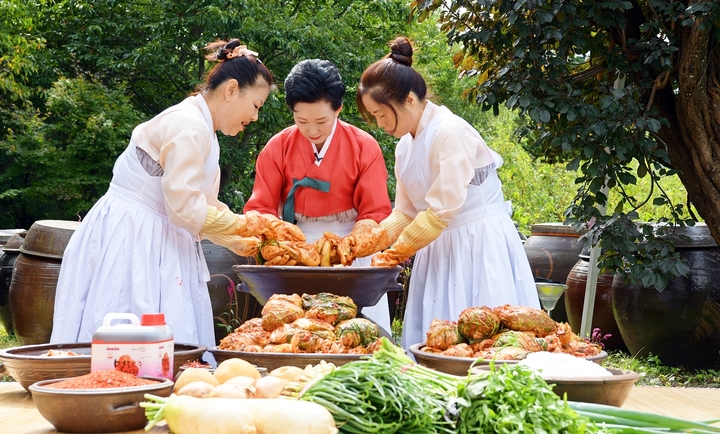 한국농수산식품유통공사(aT)는 10일 기준 배추 20포기 김장비용이 22만1389원으로 조사돼다고 13일 밝혔다.(사진=aT) *재판매 및 DB 금지