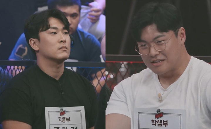 [서울=뉴시스] '오버 더 톱' (왼쪽부터) 주만경, 지현민.2022.11.15. (사진 = '오버 더 톱' 제공 ) photo@newsis.com *재판매 및 DB 금지