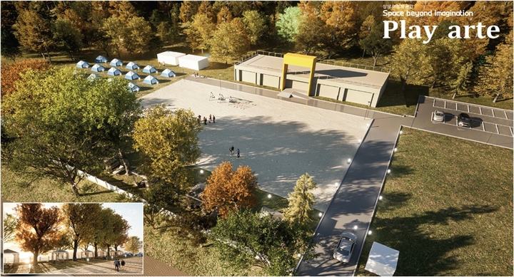 충북 단양 옛 금곡분교 관광자원화 사업 조감도. *재판매 및 DB 금지