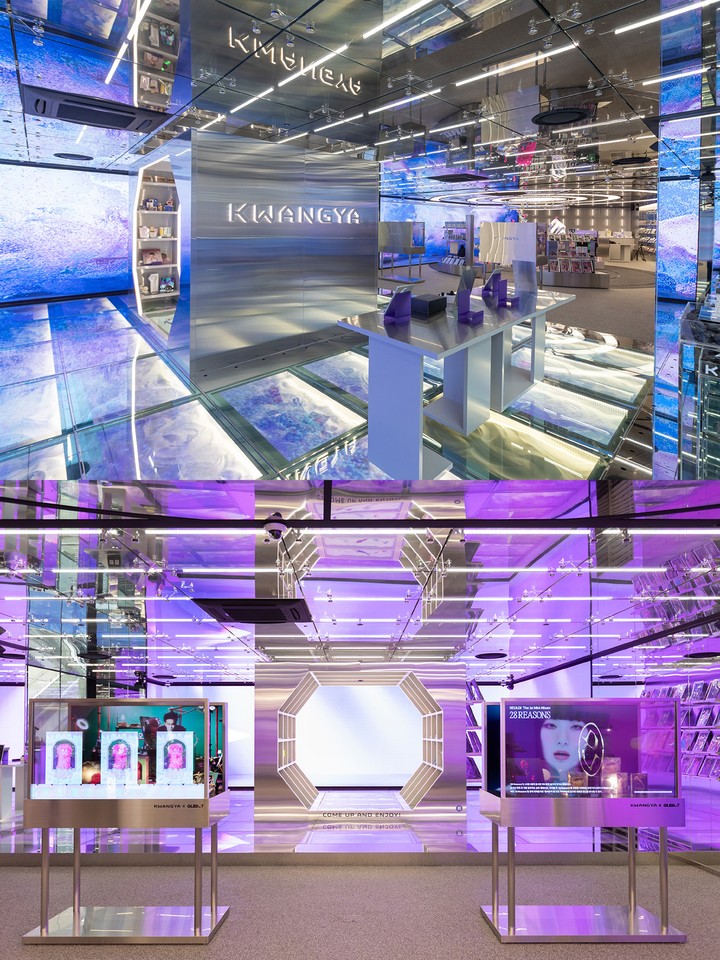 [서울=뉴시스] 플래그십 스토어 '광야@서울' 내부 전경 사진 2022.11.15. (사진= SM엔터테인먼트 제공) photo@newsis.com　 *재판매 및 DB 금지