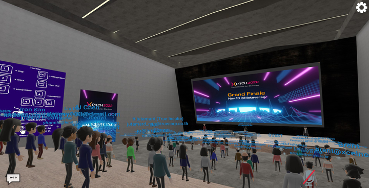 [서울=뉴시스] 지난 10일 대만에서 열린 X-피치 전경. (사진=벤처기업협회 제공) 2022.11.18. photo@newsis.com *재판매 및 DB 금지