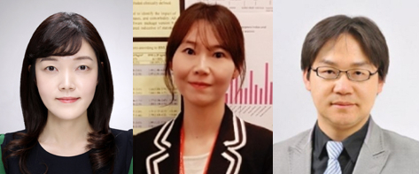 [청주=뉴시스] 조성현 기자 = 왼쪽부터 1저자 충북대학교병원 내분비내과 이동화 교수, 1저자 충북대학교 보건과학융합연구소 박종은 교수, 교신저자 충북대학교 의과대학 박종혁 교수. (사진=충북대학교병원 제공) 2022.11.18. photo@newsis.com *재판매 및 DB 금지