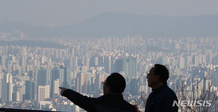 서울시내 아파트 단지. 뉴시스 자료사진.
