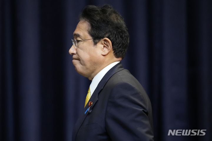 [도쿄=AP/뉴시스]기시다 후미오 일본 총리. 2022.11.24.