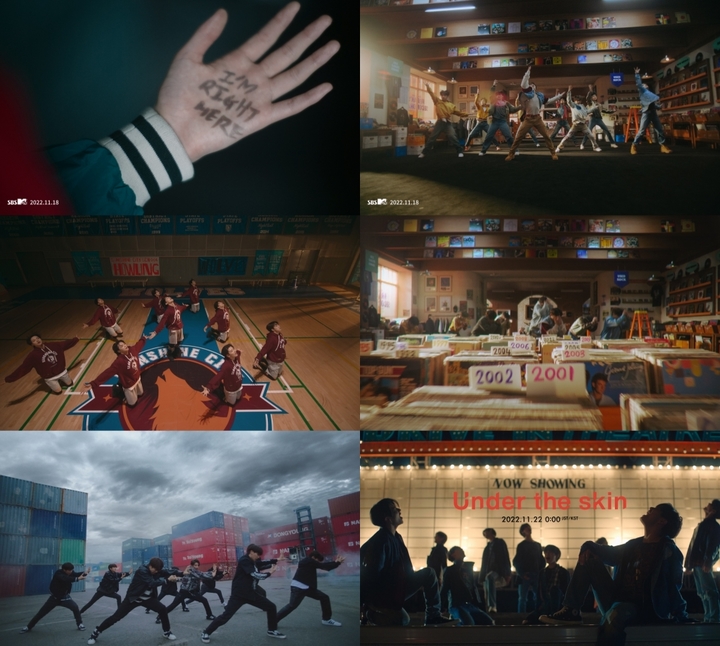 [서울=뉴시스] '언더 더 스킨' 티저. 2022.11.21. (사진 = 하이브 레이블즈 재팬 제공) photo@newsis.com *재판매 및 DB 금지