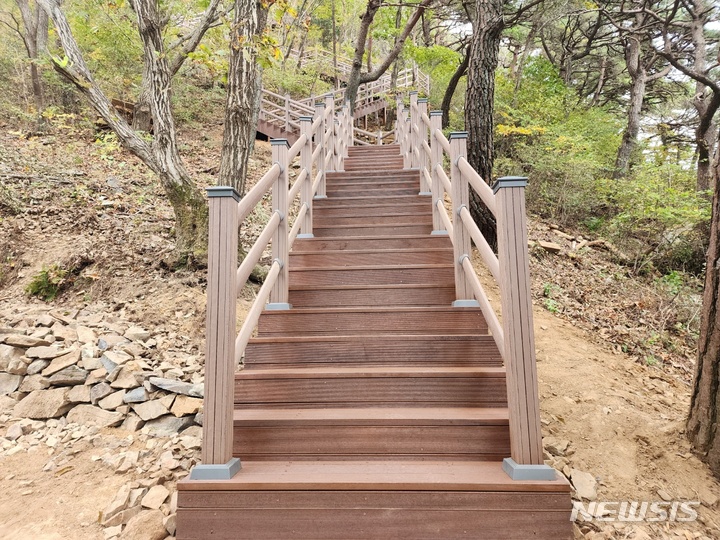 사천 봉명산시립공원 시민 힐링공간으로 재탄생