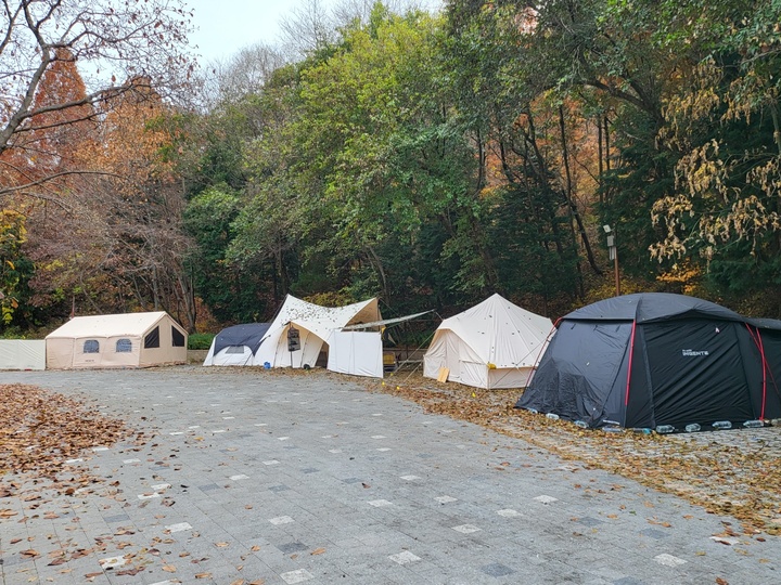달천 오토캠핌장, 경남 창원 의창구 북면. 독자 제공 *재판매 및 DB 금지