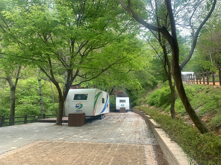 창원 의창구 북면 달천오토캠핑장. 독자 제공 *재판매 및 DB 금지