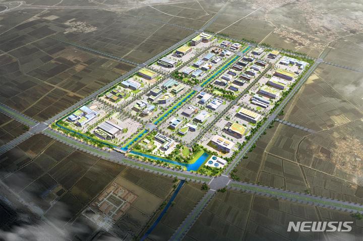 [서울=뉴시스] 홍옌성 클린산업단지 조감도. (이미지=국토교통부 제공)