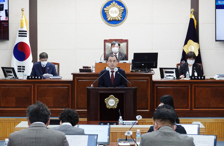 김부영 창녕군수, 새로운 도약의 원년으로…첫 시정연설