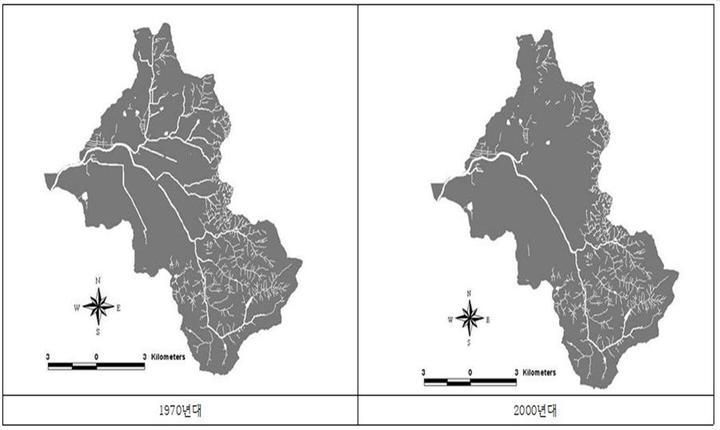 복개의 따른 광주 하천 변화. (사진=최지현 의원실 제공) *재판매 및 DB 금지