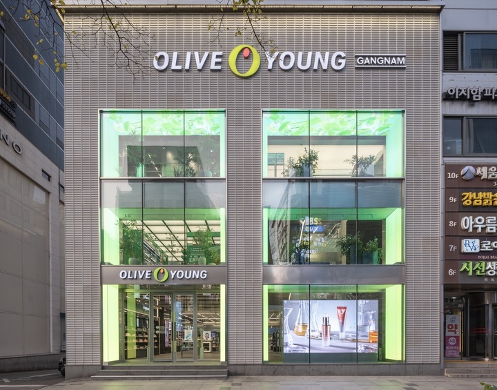 올리브영 강남 타운 외관(사진=CJ올리브영 제공) *재판매 및 DB 금지