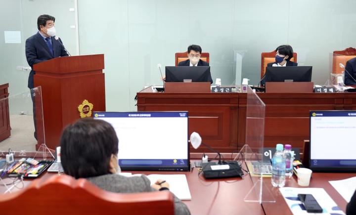 조원용 경기관광공사 사장 후보자 인사청문회(사진=경기도의회 제공) *재판매 및 DB 금지