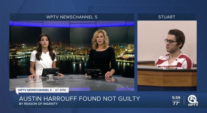 [서울=뉴시스] 미국 플로리다에서 부부를 살해하고 피해자의 얼굴까지 먹은 남성이 정신 질환을 인정받아 무죄 판결 받았다고 28일(현지시간) 영국 미러가 보도했다. < 출처 : WPTV News - FL Palm Beaches and Treasure Coast 유튜브 캡처> 2022.11.29. *재판매 및 DB 금지