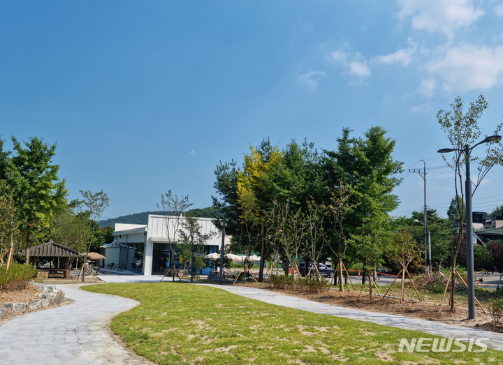 [용인=뉴시스] 고기동 쌈지공원