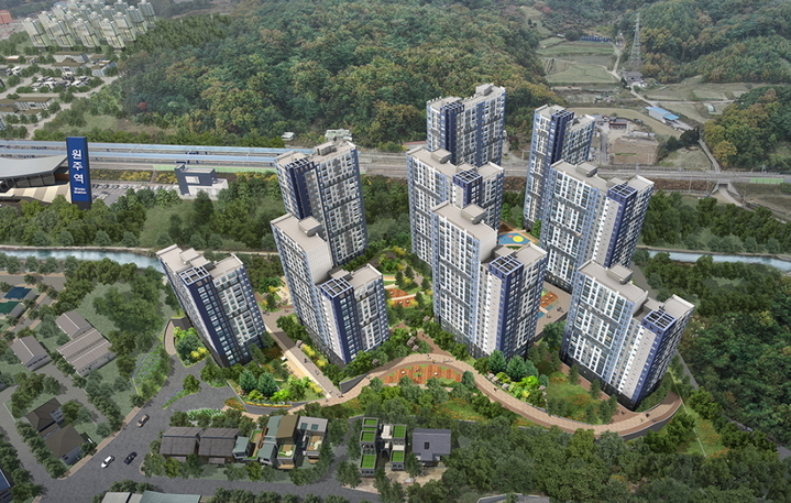 무실동 협동조합형 민간임대주택 조감도.&nbsp; *재판매 및 DB 금지