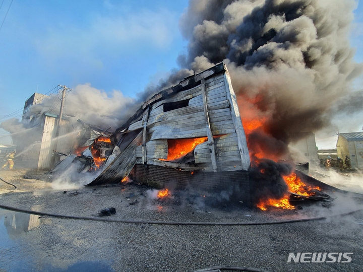 화재현장. (사진=경기북부소방재난본부 제공)