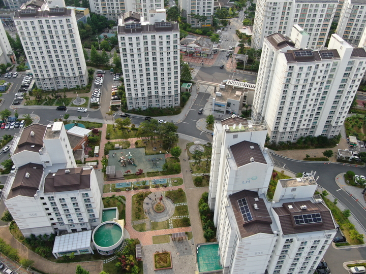 [진주=뉴시스] 진주시 평거동 LH5단지 전경. *재판매 및 DB 금지