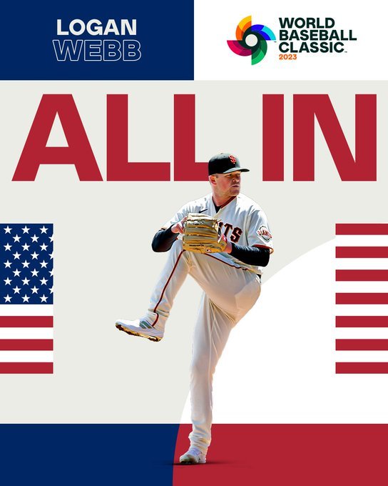 [서울=뉴시스] 샌프란시스코 자이언츠의 로건 웹, WBC 미국 대표팀 합류. (사진 = MLB닷컴 트위터 캡처) *재판매 및 DB 금지