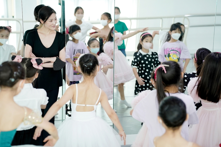 2022 꿈의 댄스팀 홍보대사 프로그램 현장. 김주원(발레). (사진=한국문화예술교육진흥원 제공) photo@newsis.com *재판매 및 DB 금지