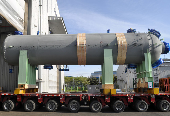 [서울=뉴시스]현대중공업과 기자재 하자보증 분쟁을 겪고 있는 발전설비 전문업체 에너지엔의 급수가열기 제품. (사진=에너지엔 제공) 2022.12.05 photo@newsis.com *재판매 및 DB 금지