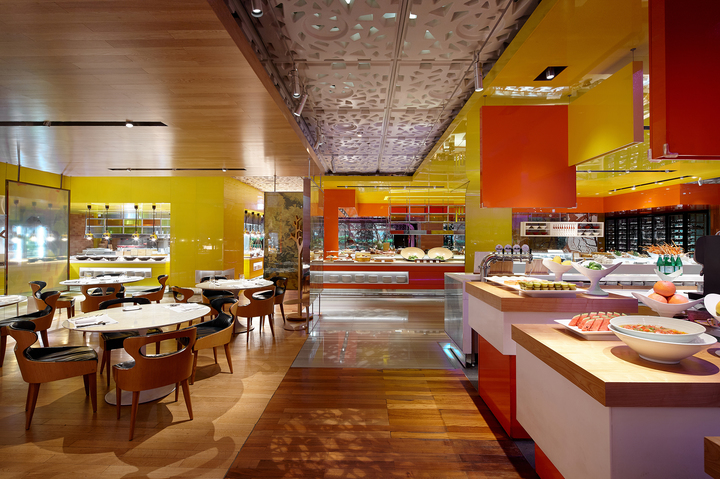 [서울=뉴시스]롯데호텔서울의 뷔페 레스토랑 라세느. (사진출처: 롯데호텔 제공) 2022.12.06.