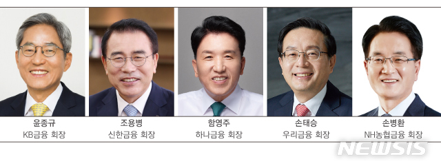 조용병 용퇴 후폭풍…금융지주 회장 다 바뀌나