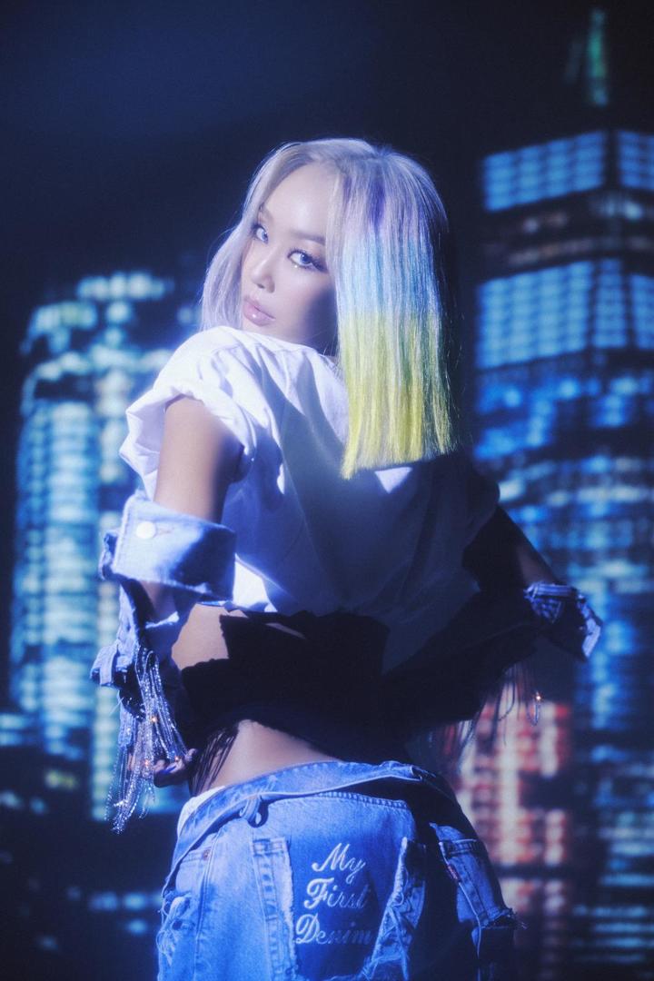 KMFF 2022 와 SKT 이프랜드와의 협업으로 구현한 가수 효린. (사진=한국콘텐츠진흥원 제공) photo@newsis.com *재판매 및 DB 금지