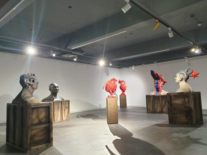 [부산=뉴시스] 부산 수영구 아리안 갤러리, '물과 바람의 기억 -War' 기획전. (사진=아리안 갤러리 제공) *재판매 및 DB 금지