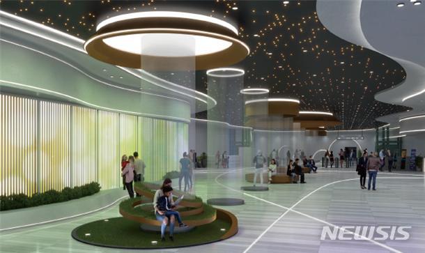 [서울=뉴시스] 국가철도공단 리모델링 역사 조감도. (이미지=국토교통부 제공)