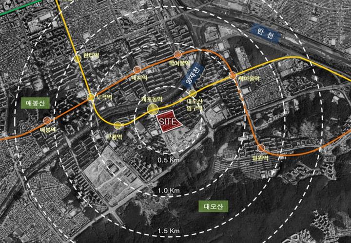 [서울=뉴시스]개포주공5단지 위치.(사진=서울시 제공) *재판매 및 DB 금지