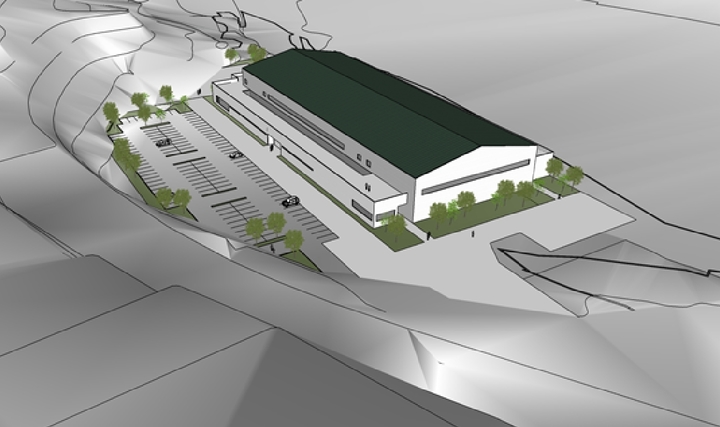 단양군 단성면 상방리에 들어설 '단양 다목적 인라인롤러 경기장' 조감도. (사진=단양군 제공) *재판매 및 DB 금지