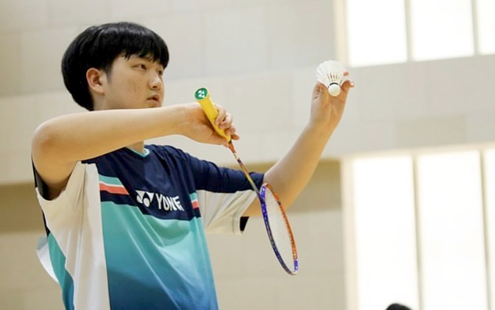 [광주=뉴시스] 류형근 기자 = 광주장애인체육회는 배드민턴 정휘민이 내년 6월에 열리는 '2023베를린스페셜올림픽'에 태극마크를 달고 출전한다고 18일 밝혔다. (사진=광주장애인체육회 제공). photo@newsis.com *재판매 및 DB 금지