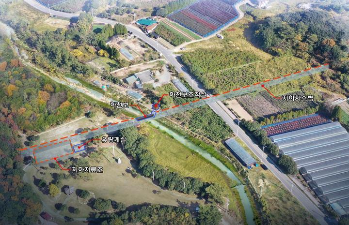 [서울=뉴시스] 보길도 지하수저류지 설치사업 조감도(자료=환경부 제공) *재판매 및 DB 금지