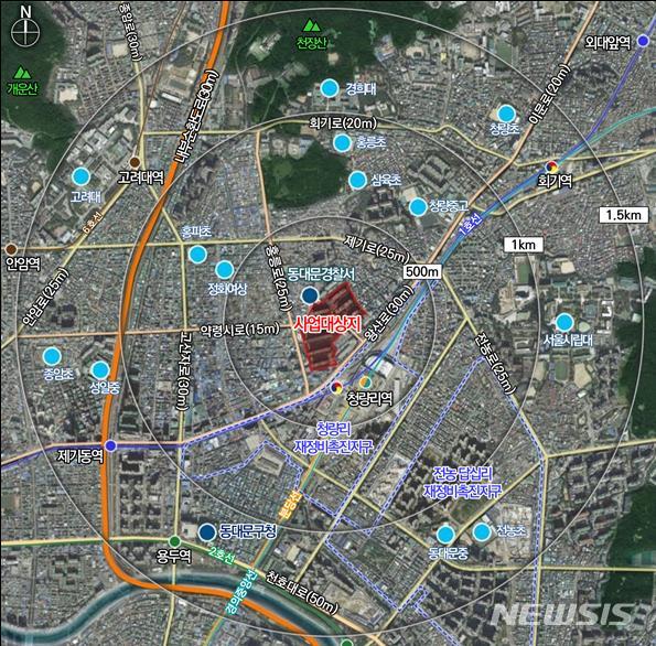 [서울=뉴시스]서울시는 지난 21일 제14차 도시계획위원회를 열어 청량리 미주아파트 재건축 기본계획 변경 및 정비구역 지정·경관심의안을 수정 가결했다고 22일 밝혔다. (사진=서울시 제공). 2022.12.22. photo@newsis.com