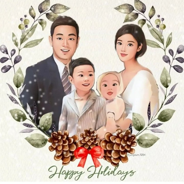 [서울=뉴시스] 황정음 가족. 2022.12.25.(사진 = 인스타그램 캡쳐) photo@newsis.com*재판매 및 DB 금지