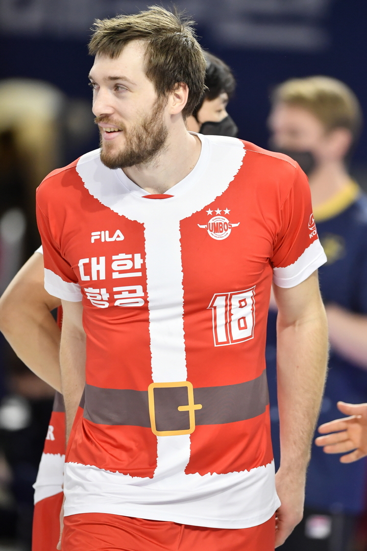 [서울=뉴시스]대한항공 링컨. 2022.12.25. (사진=한국배구연맹 제공)&nbsp; *재판매 및 DB 금지