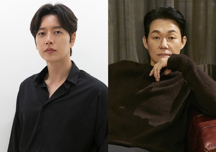 박해진(왼쪽), 박성웅