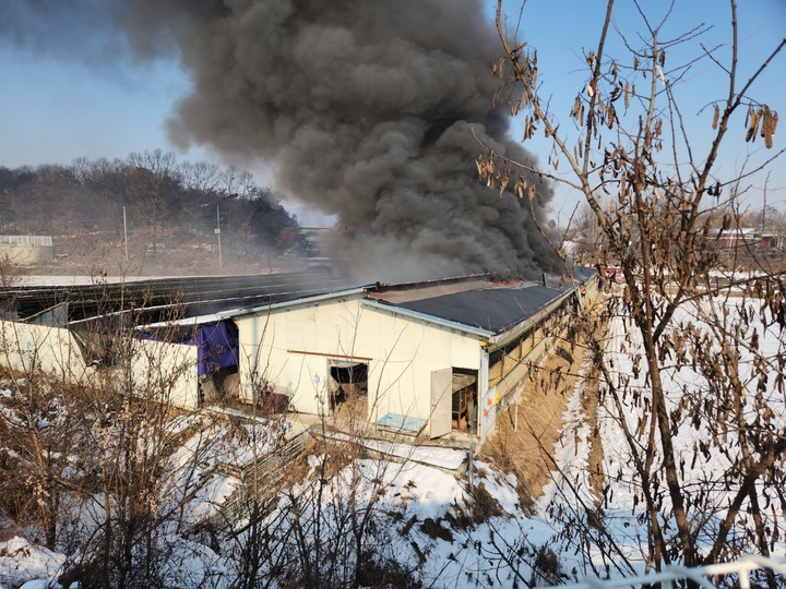 [음성=뉴시스] 충북소방본부 제공 *재판매 및 DB 금지