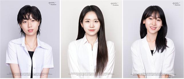 (왼쪽부터) 금상을 받은 동덕여대 실내디자인전공 전지현, 장다겸, 정희운 학생. 사진 동덕여대 *재판매 및 DB 금지