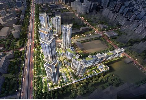 [서울=뉴시스]서초동 신동아아파트 조감도.