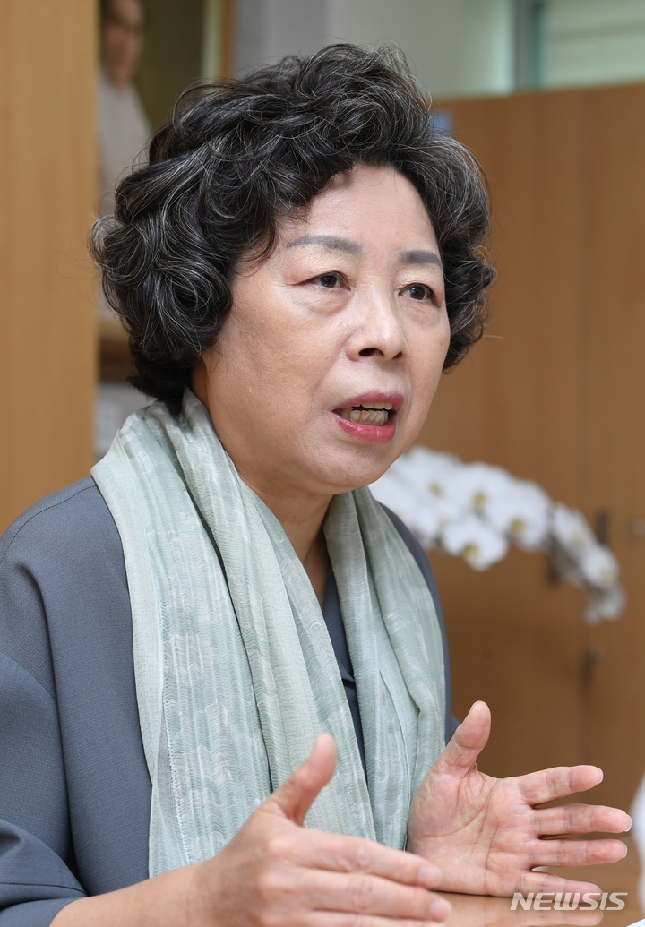 [서울=뉴시스]대한간호협회 신경림 회장. (사진= 대한간호협회 제공) 2022.12.29