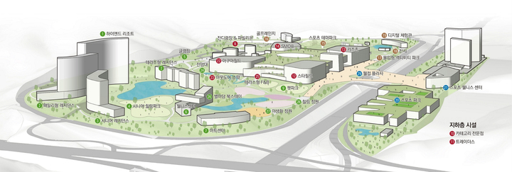 [광주=뉴시스] '그랜드 스타필드 광주' 시설별 위치 안내도. (사진=신세계프라퍼티 제공). photo@newsis.com *재판매 및 DB 금지