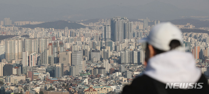 서울시내 아파트 단지. 뉴시스 자료사진.