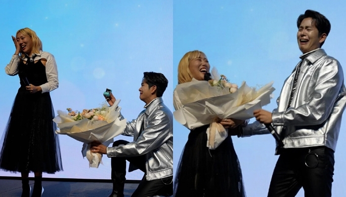 임라라·손민수, 열애 9년만 결혼…'엔조이커플'